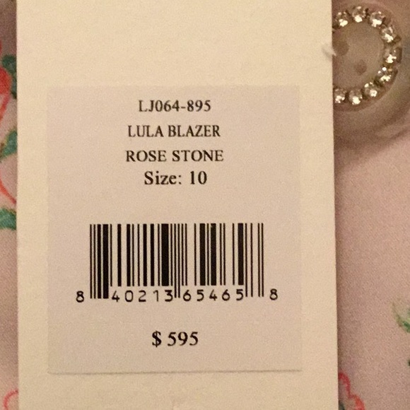 NWT Love Shack Fancy Lula Blazer Rose Stone 10 - Picture 11 of 14